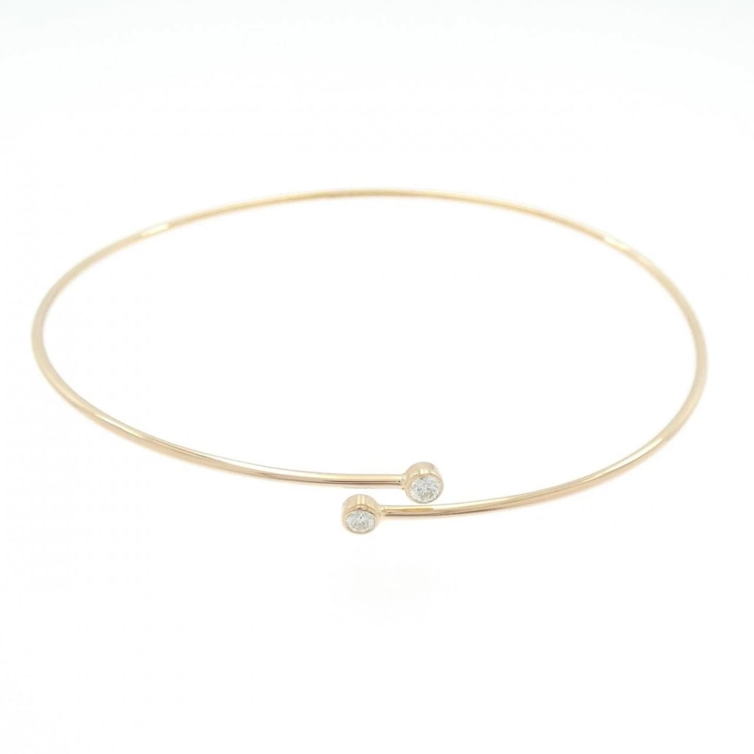 TIFFANY & CO. HOOP BANGLE: TIFFANY & Co. Hoop Bangle Brand: TIFFANY&Co. Type/Style: TIFFANY & Co. Bracelet Material: 750 Pink Gold, Main Stone Natural Color: PINK GOLD Size: Length18.5cm Actual Size Max width approx.: 6.7mm