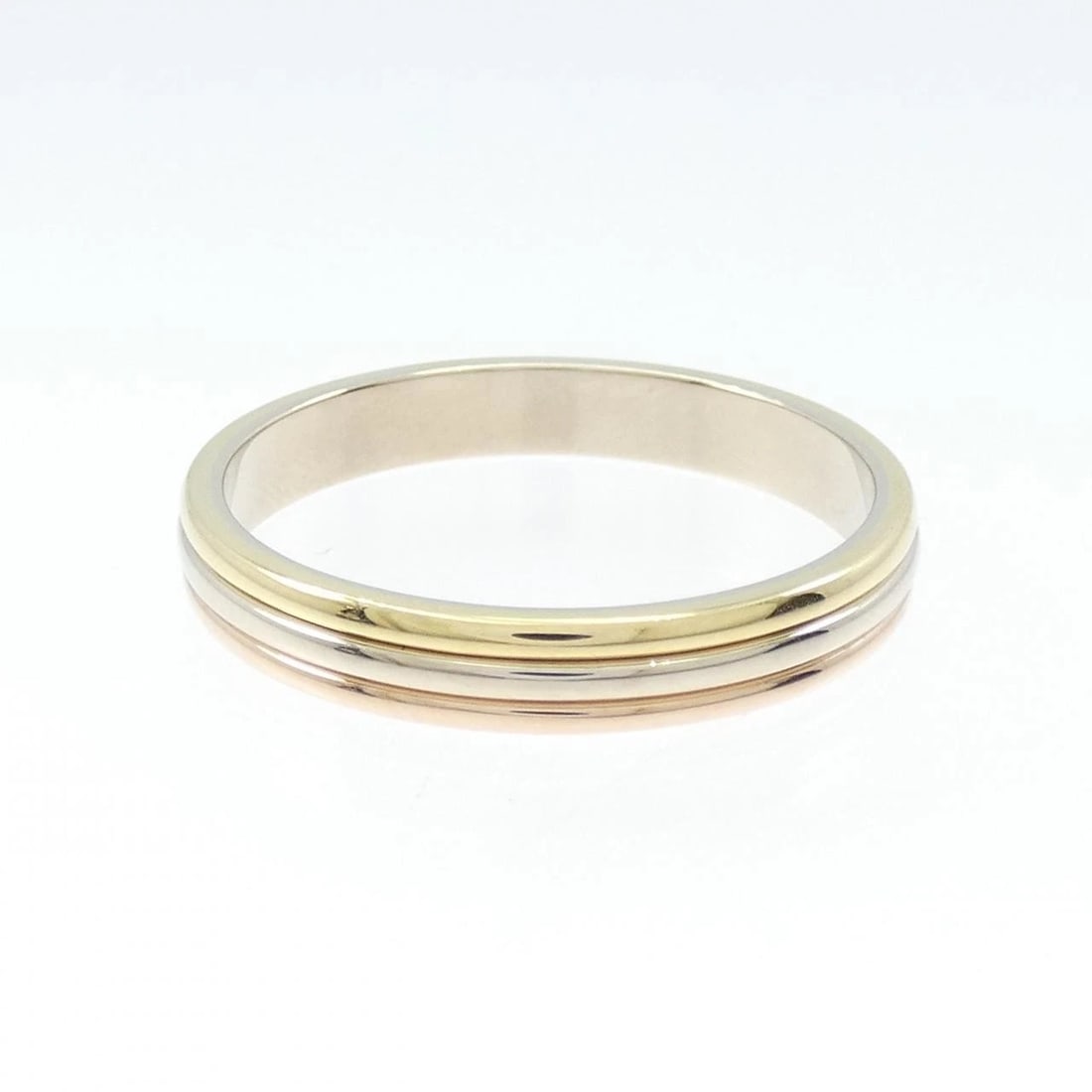 CARTIER THREE-GOLD WEDDING RING - 2