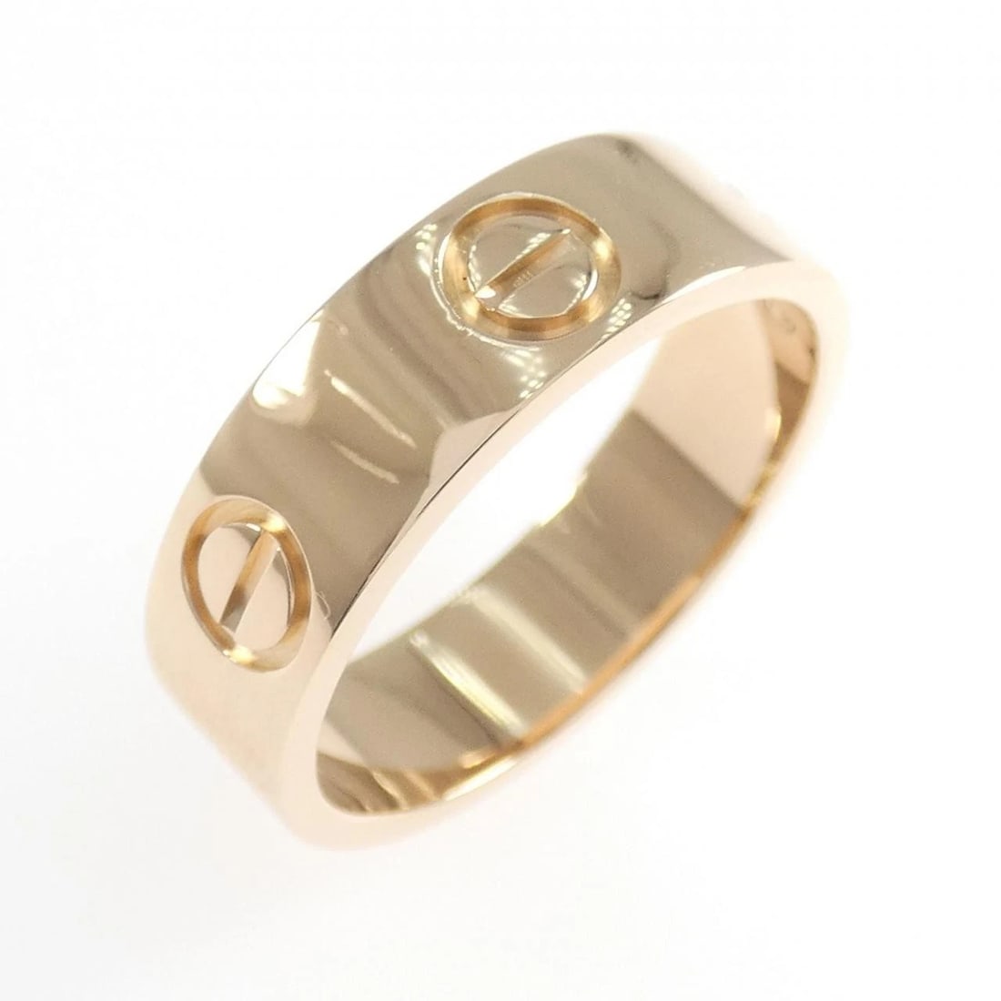 CARTIER LOVE RING: Cartier Love Ring Brand: CARTIER Type/Style: Cartier Ring Material: 750 Pink Gold, Color: Pink Gold Size: US6 1/2(53) Accessories: None Accessories Notice: When purchasing pre-owned goods, please