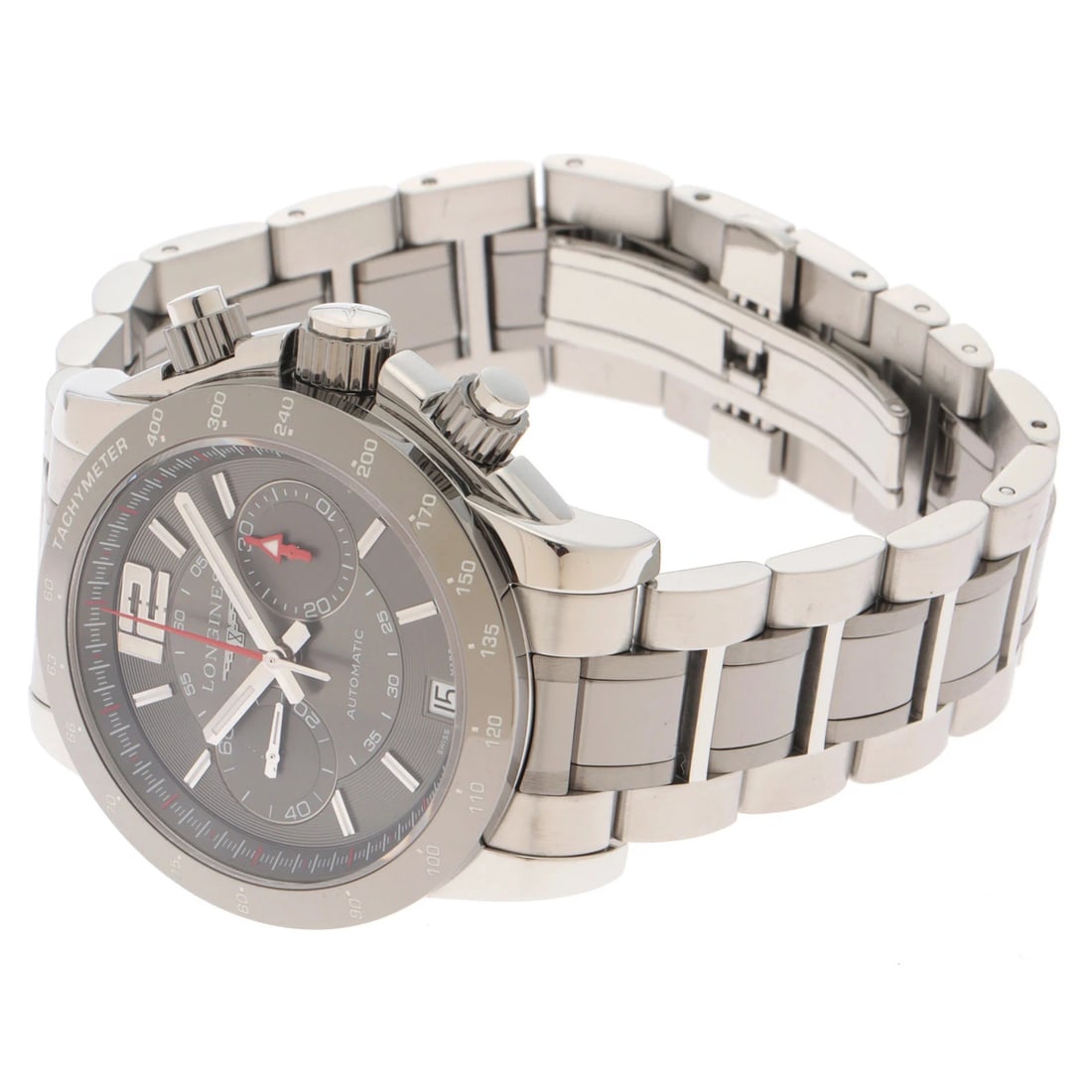 LONGINES WATCH CHRONOGRAPH GRAY AUTOMATIC DATE - 3