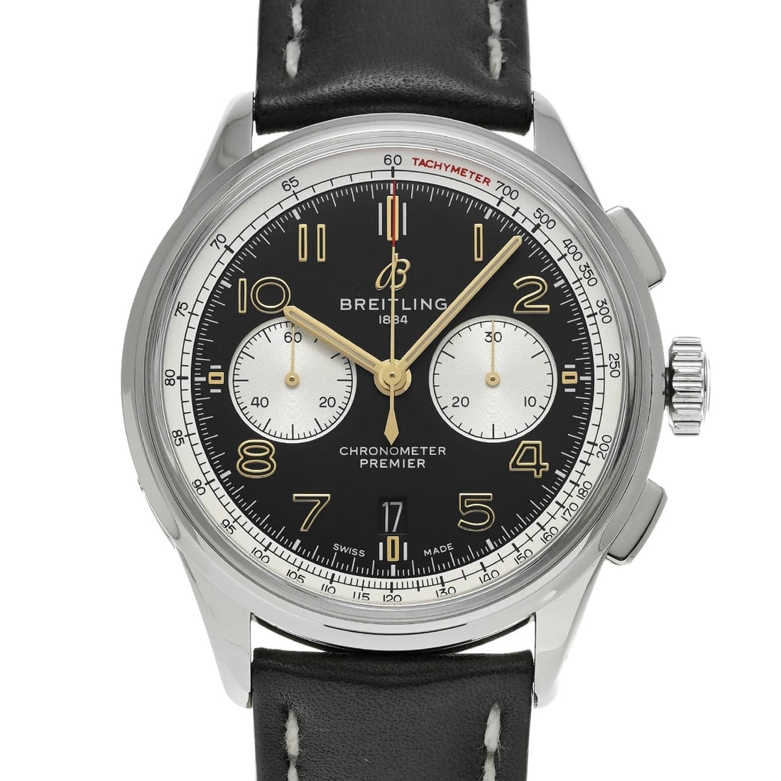 BREITLING WATCH PREMIER CHRONOGRAPH AUTOMATIC BLACK/SILVER - 2