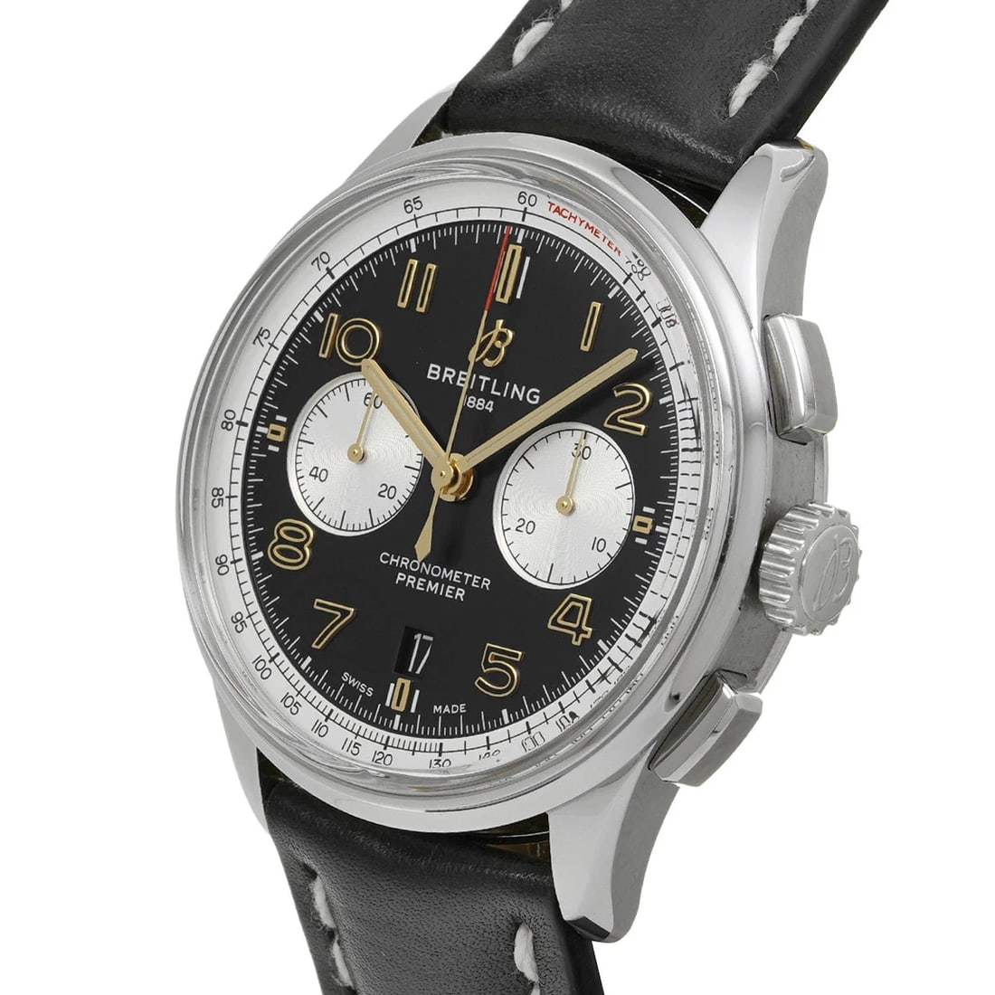 BREITLING WATCH PREMIER CHRONOGRAPH AUTOMATIC BLACK/SILVER - 3