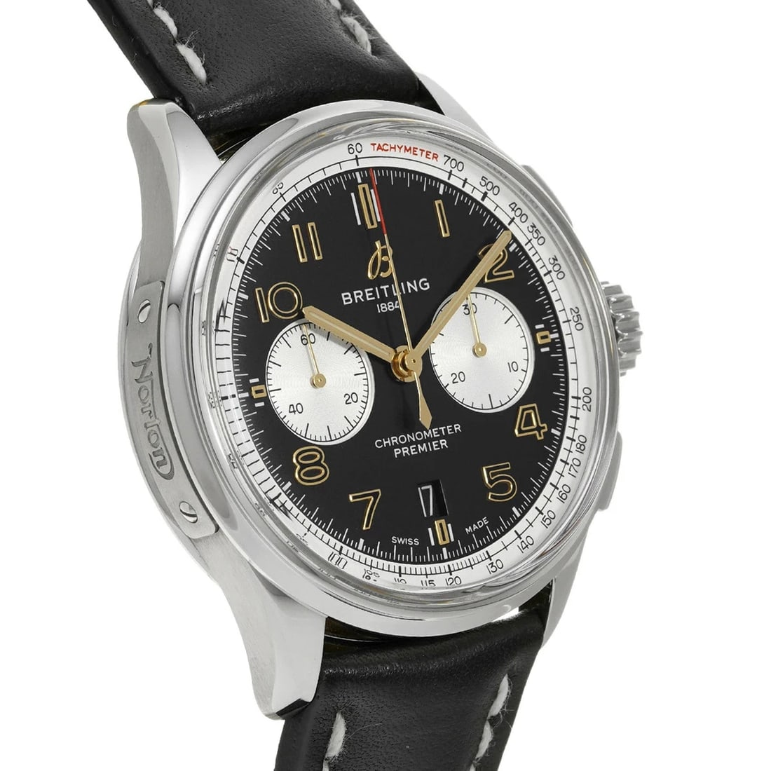 BREITLING WATCH PREMIER CHRONOGRAPH AUTOMATIC BLACK/SILVER - 4