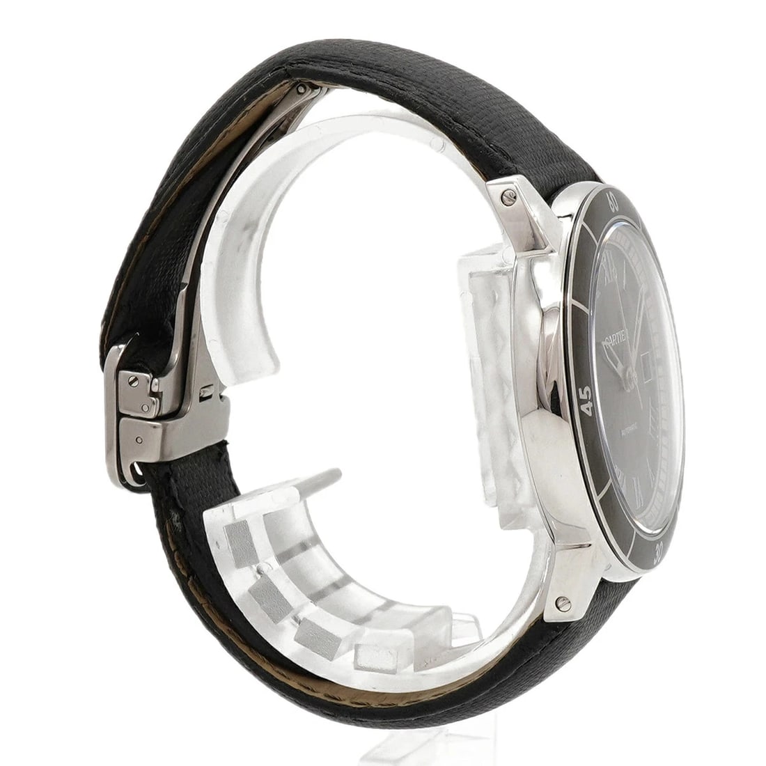 CARTIER WATCH AUTOMATIC DATE GRAY - 3
