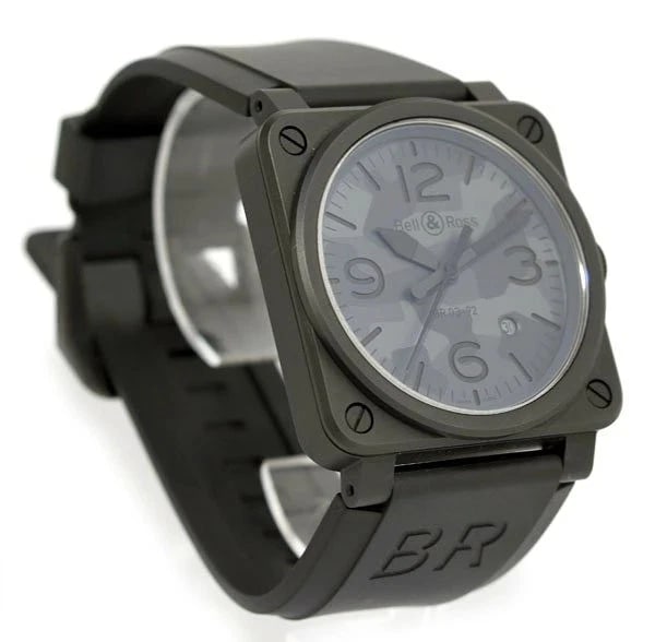 BELL&ROSS WATCH BLACK CERAMIC AUTOMATIC - 2