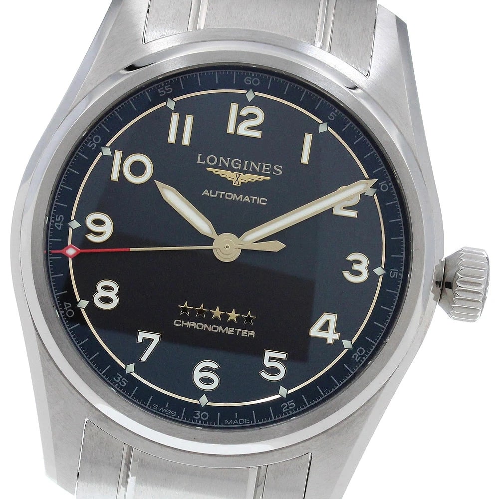 LONGINES WATCH CHRONOMETER AUTOMATIC BLACK: LONGINES WATCH CHRONOMETER AUTOMATIC BLACK Brand: LONGINES Type/Style: Wristwatch Material: Titanium Color: Dial Color BLACK Size: Case size: 40mm Wrist size: Approx. 16.5 + 4cm Accessories: None