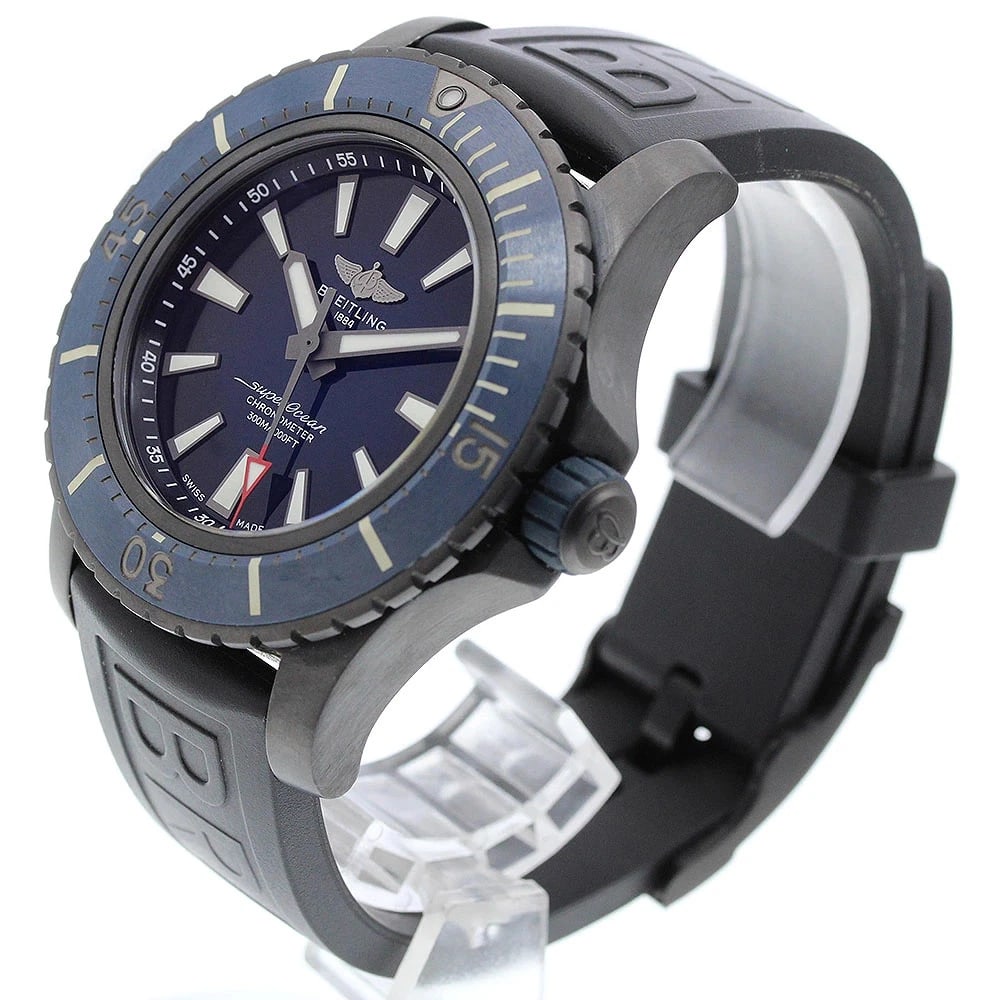 BREITLING WATCH SUPEROCEAN AUTOMATIC NAVY TITANIUM/RUBBER - 2