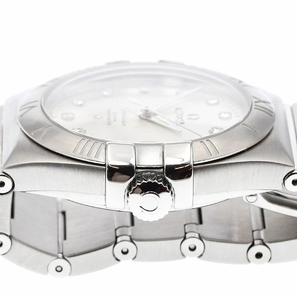 OMEGA WATCH CONSTELLATION DATE DIAMOND AUTOMATIC - 4
