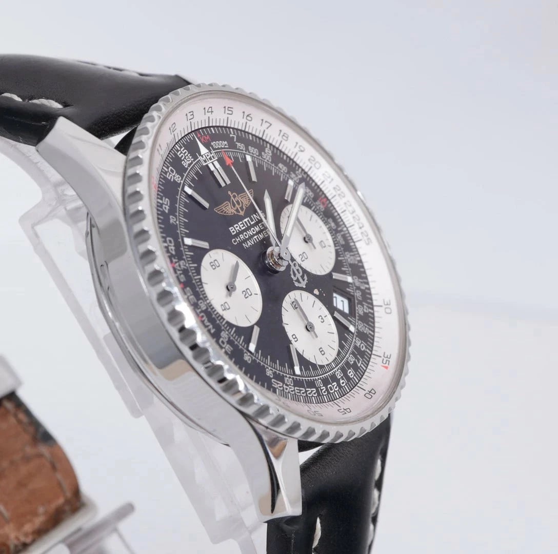 BREITLING WATCH NAVITIMER CHRONOGRAPH DATE BLACK - 4