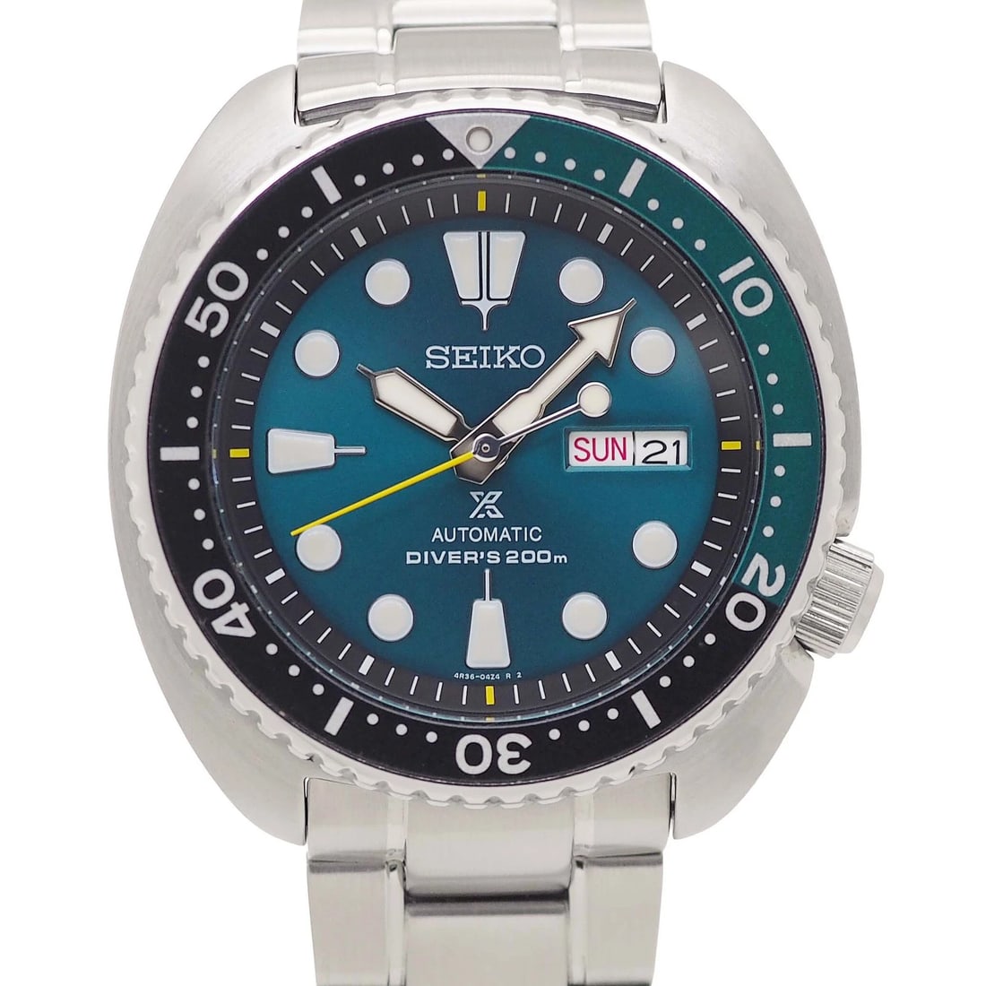 SEIKO GREEN AUTOMATIC WATCH - 2