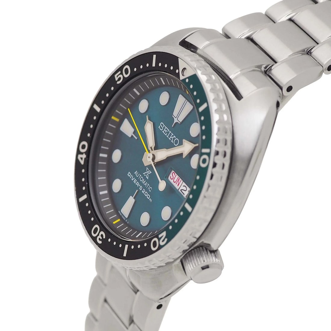 SEIKO GREEN AUTOMATIC WATCH - 3