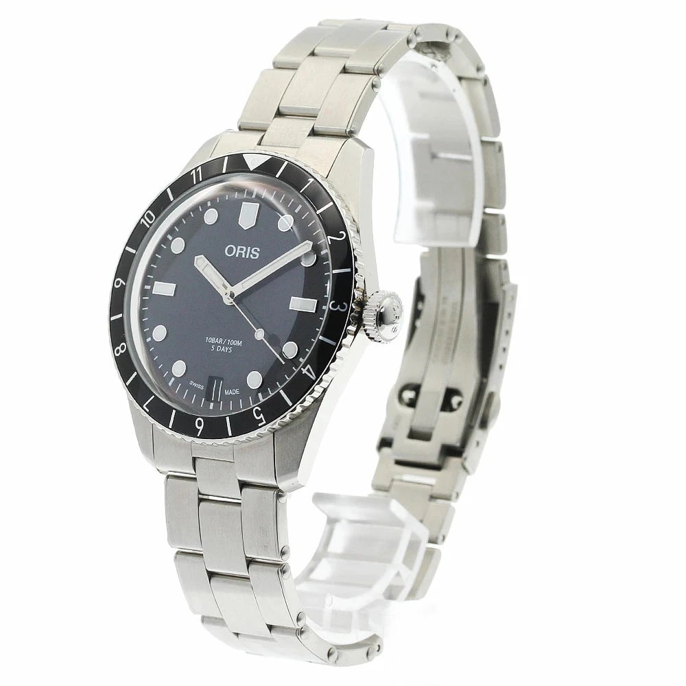 ORIS WATCH CALIBER DATE AUTOMATIC BLK - 2
