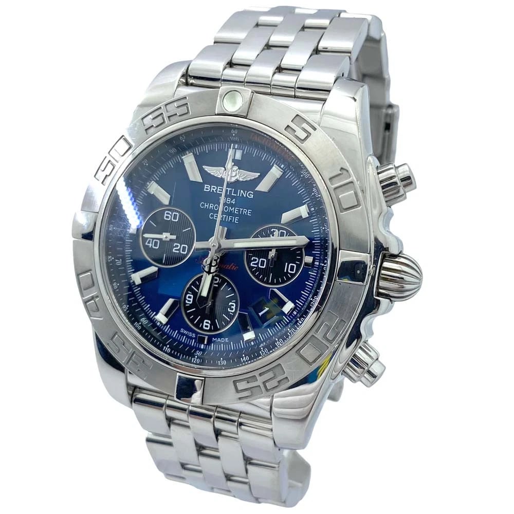 BREITLING CHRONOMAT SILVER WATCH - 3