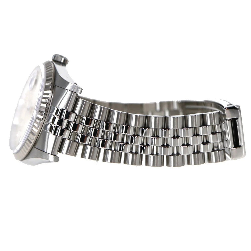 ROLEX DATEJUST SILVER WATCH - 3