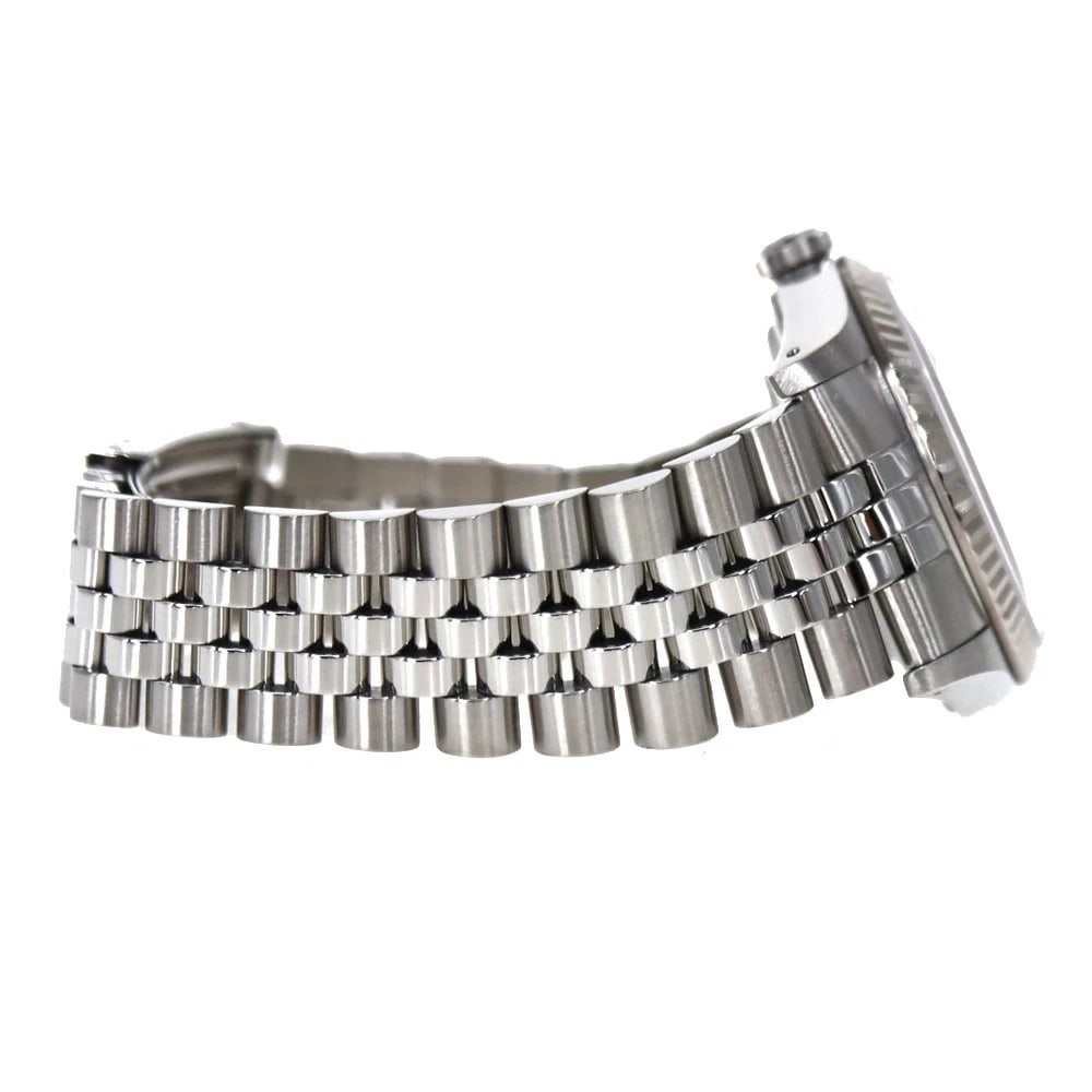 ROLEX DATEJUST SILVER WATCH - 4