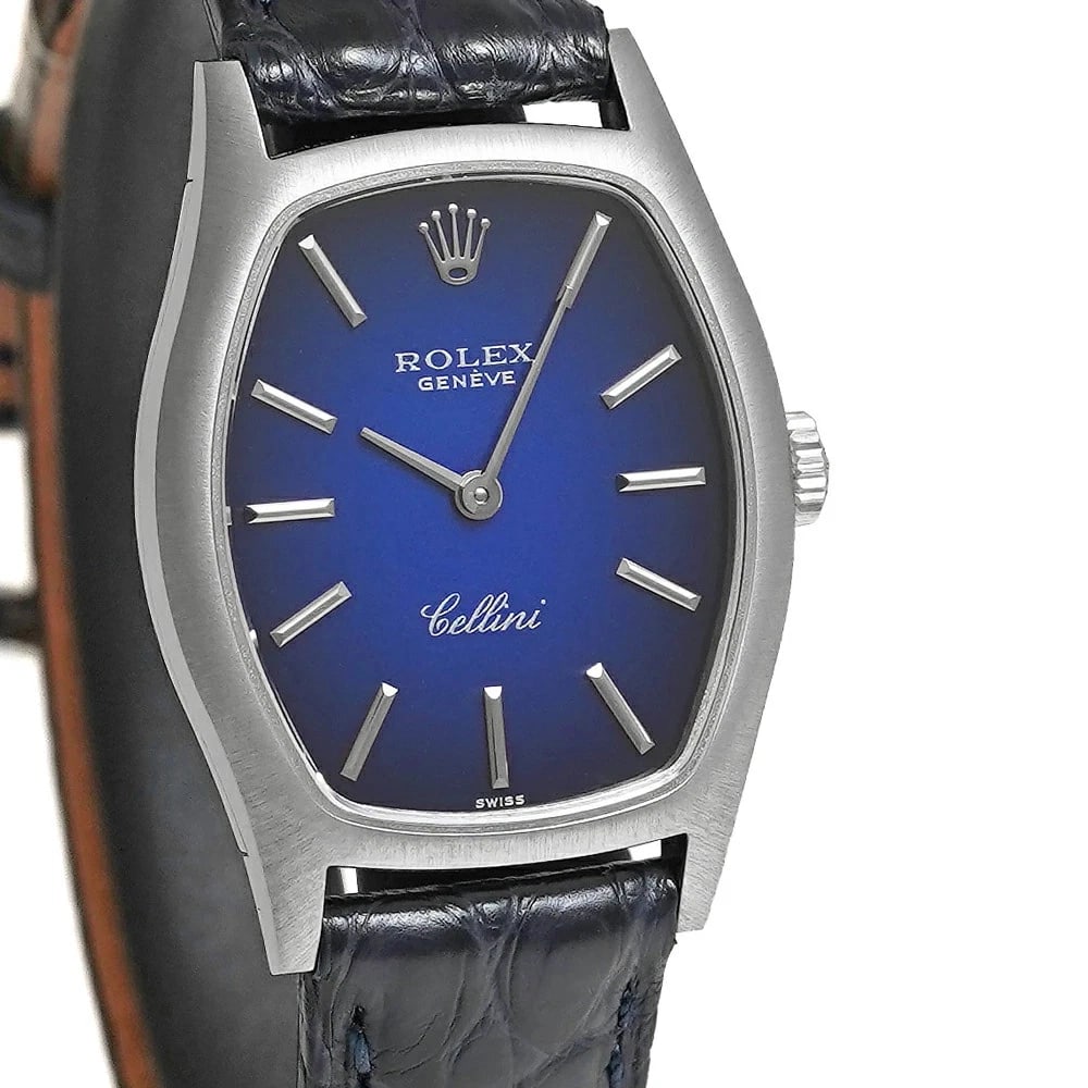 ROLEX CELLINI BLUE WATCH - 2