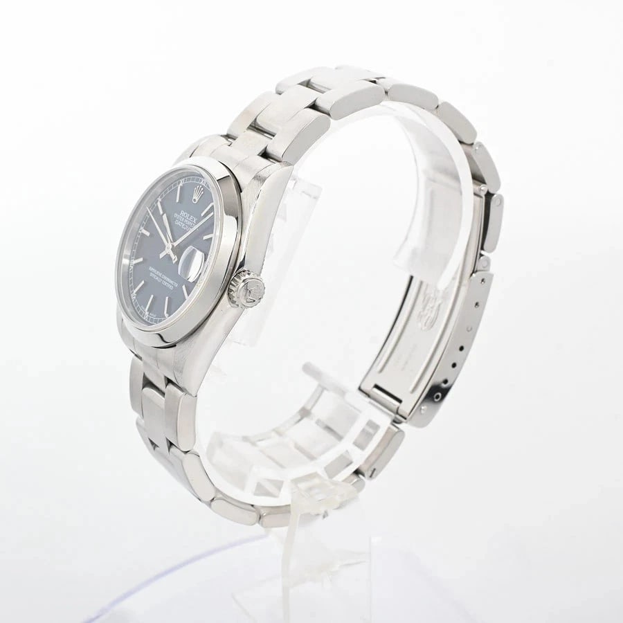 ROLEX DATEJUST BLUE WATCH - 2