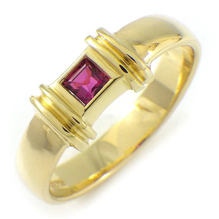 TIFFANY & CO. STACKING BAND RING RUBY K18YG: Tiffany & Co. Stacking Band Ring Ruby K18YG Brand: Tiffany & Co. Type/Style: Ring Material: 18K Yellow Gold , Color: Yellow Gold Size: US 6 Accessories: None Accessories Notice: When purch