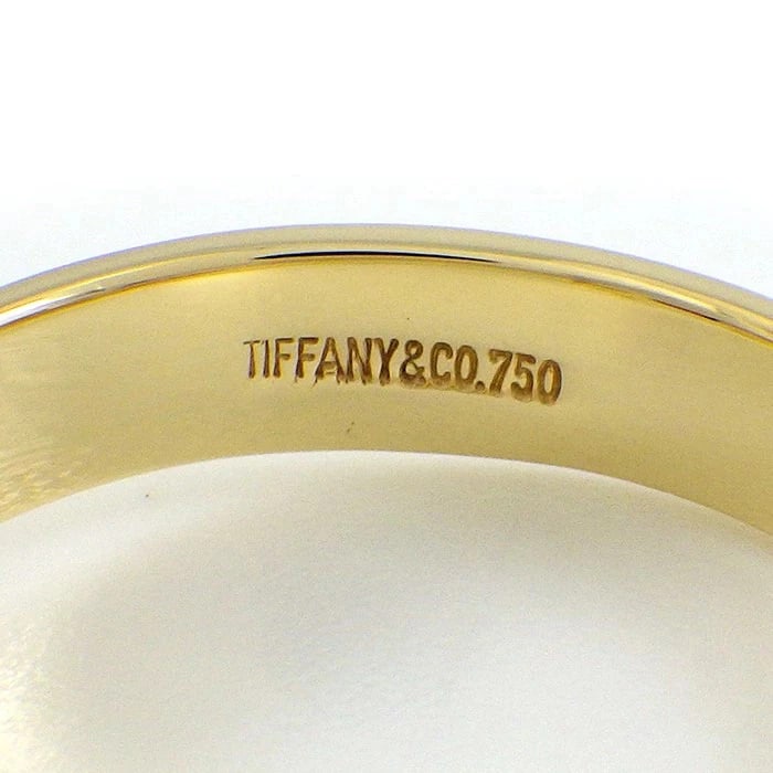 TIFFANY & CO. STACKING BAND RING RUBY K18YG - 3
