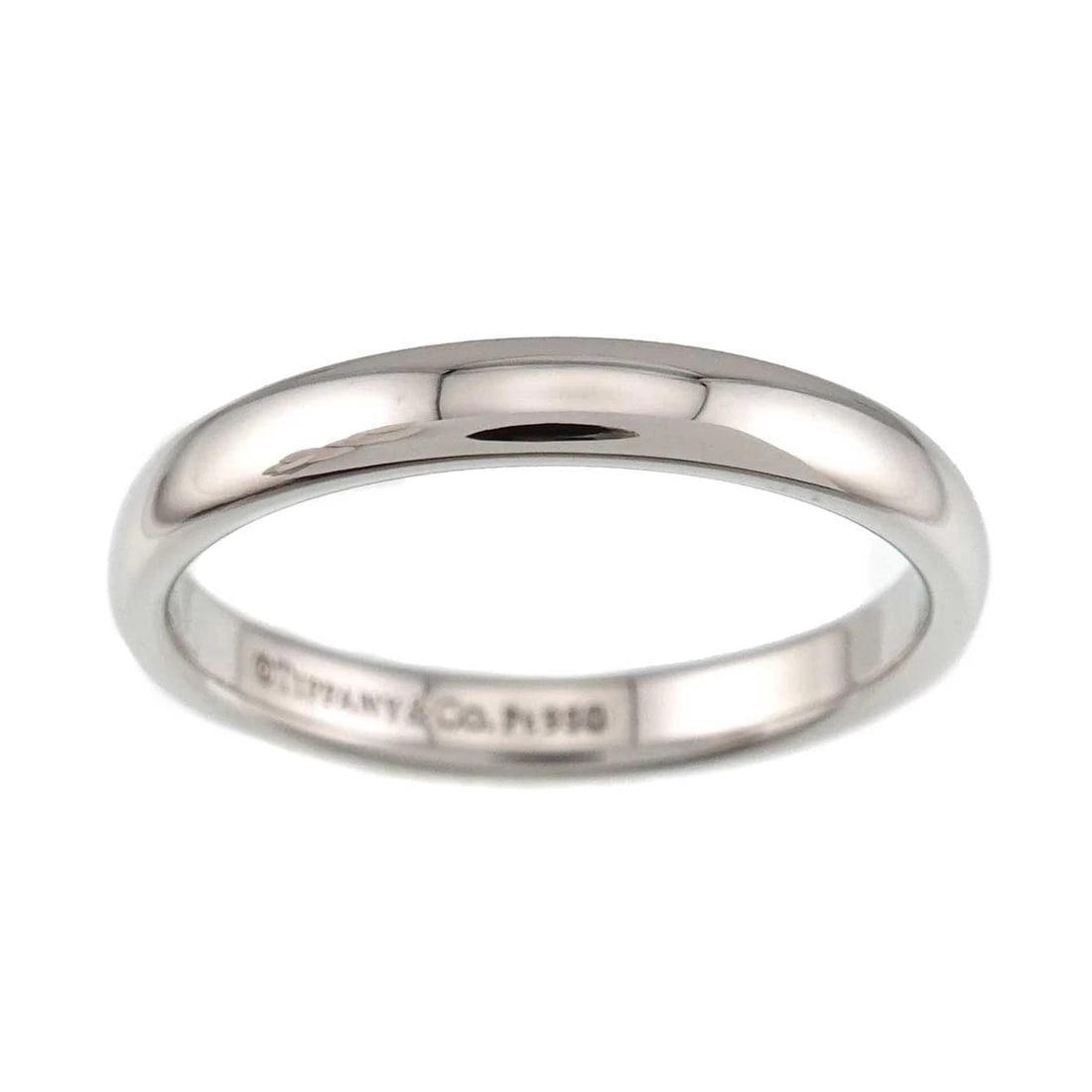 TIFFANY & CO. FOREVER RING PLATINUM: Tiffany & Co. Forever Ring Platinum Brand: Tiffany & Co. Type/Style: Ring Material: Pt950, Color: Silver Size: US 7.5 Accessories: None Accessories Notice: When purchasing pre-owned goods,