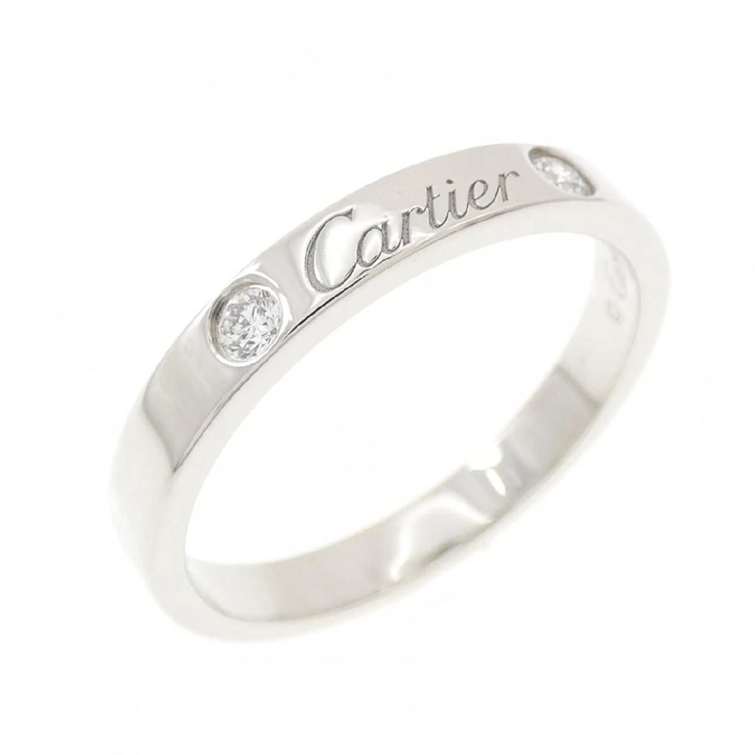 CARTIER WEDDING 2P RING PLATINUM 950 DIAMOND (1 of 2)