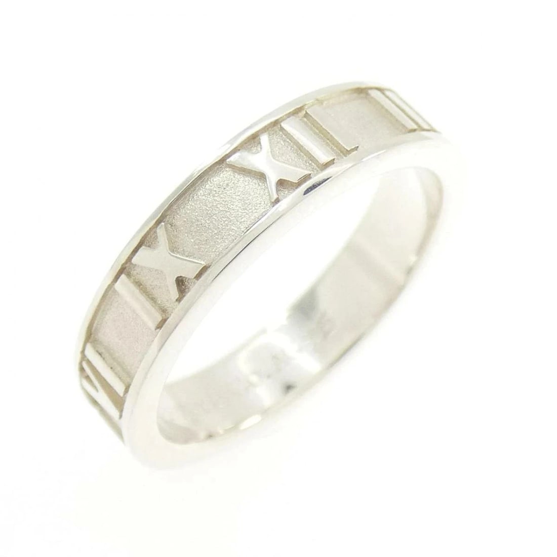 TIFFANY ATLAS SILVER RING: Tiffany Atlas Silver Ring Brand: Tiffany & Co. Type/Style: Ring Material: 925 Sterling Silver, Color: silver Size: US 5 Accessories: None Accessories Notice: When purchasing pre-owned good