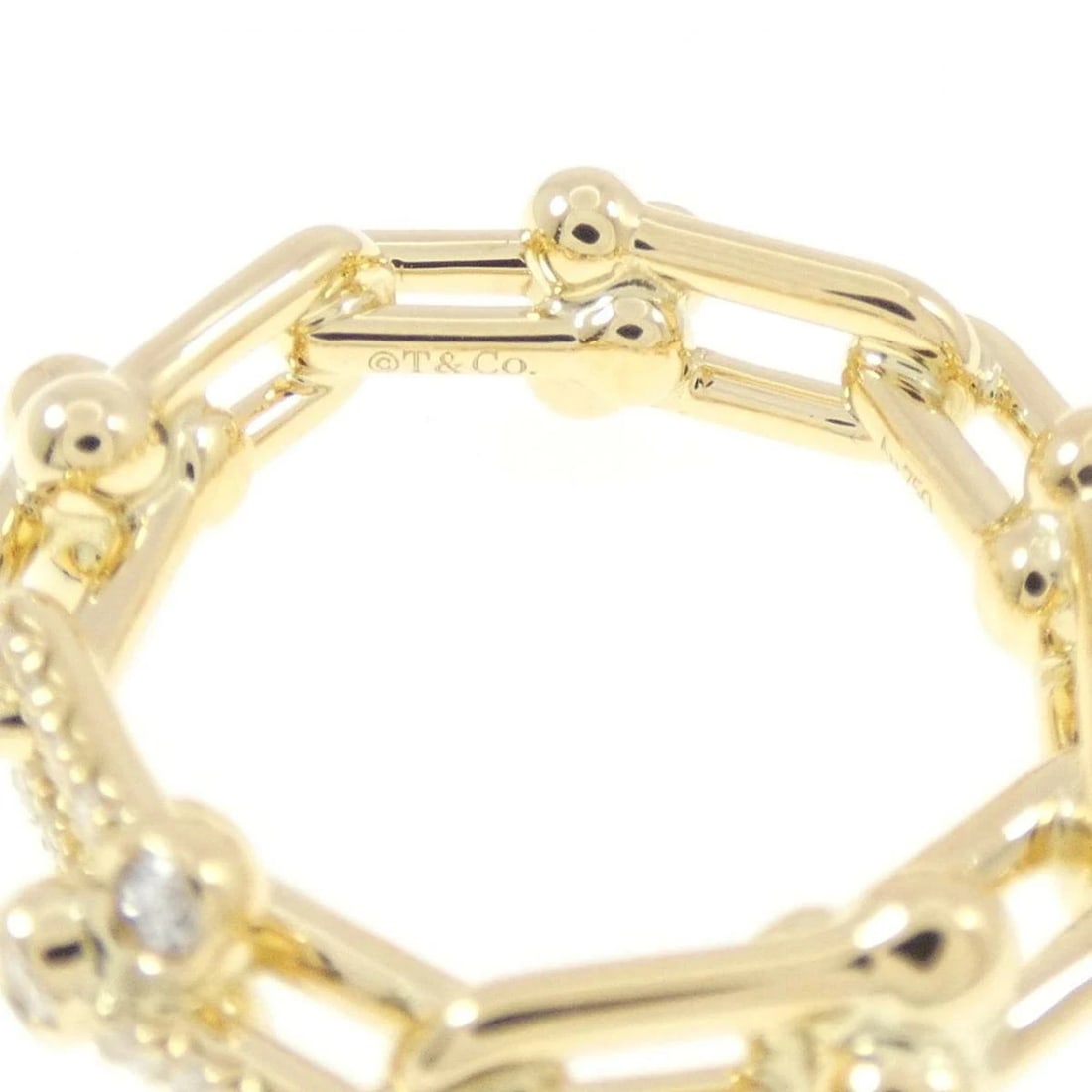 TIFFANY HARDWARE SMALL LINK RING - 4