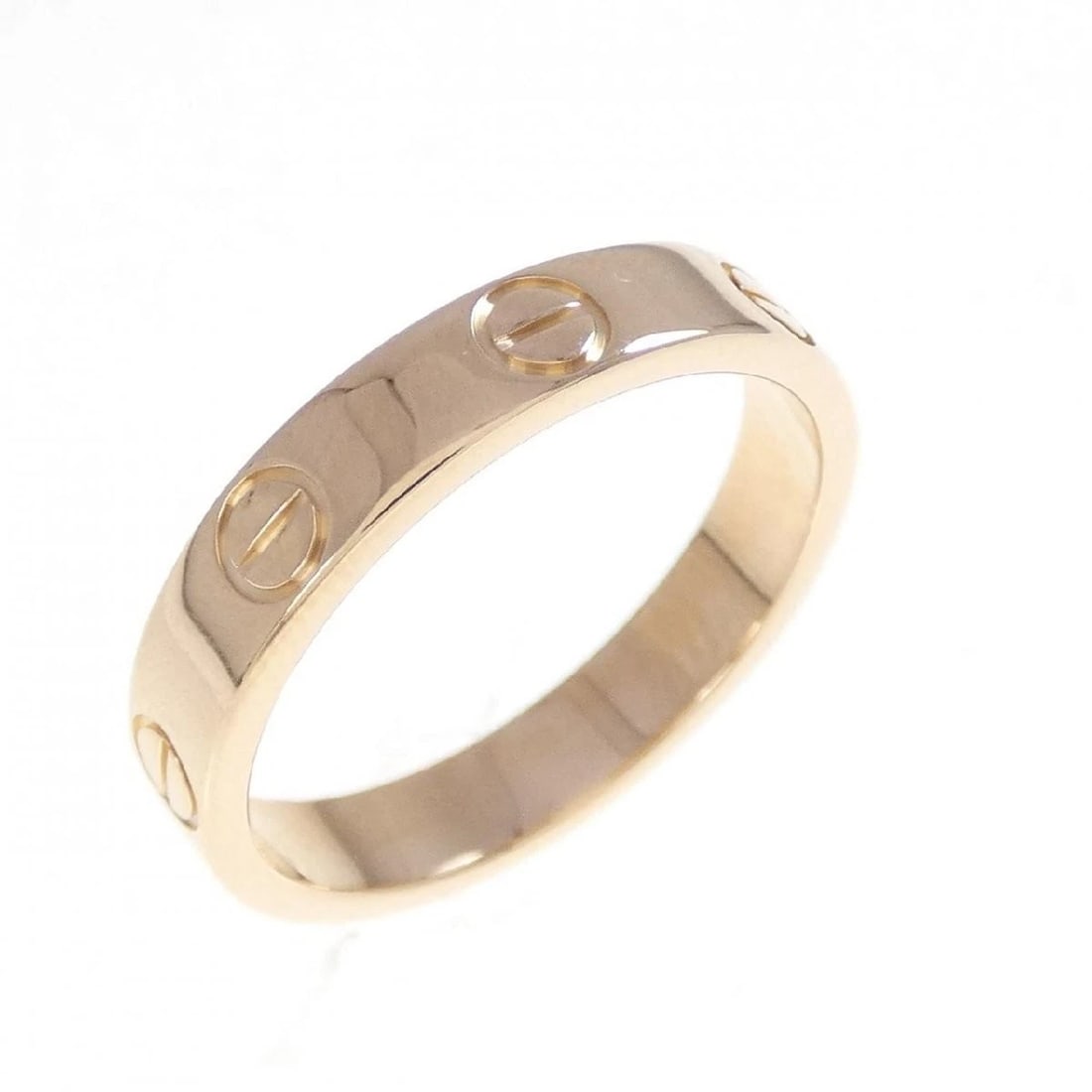 CARTIER MINI LOVE RING 18K PINK GOLD: Cartier Mini Love Ring 18K Pink Gold Brand: Cartier Type/Style: Ring Material: 18K Pink Gold, Color: PG Size: US 6 Accessories: None Accessories Notice: When purchasing pre-owned goods, please refer