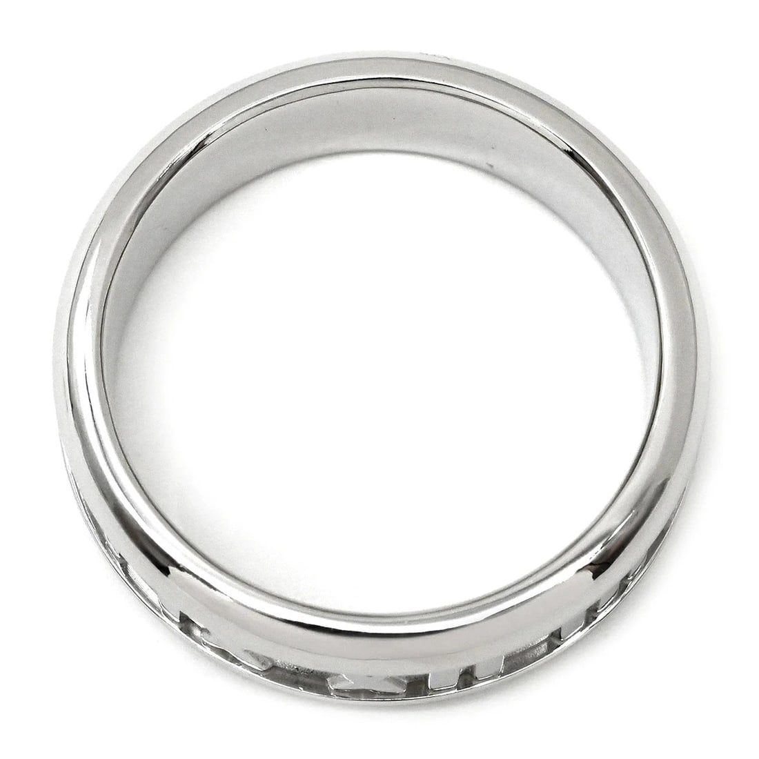 TIFFANY & CO. ATLAS RING WHITE GOLD: Tiffany & Co. Atlas Ring White Gold Brand: Tiffany & Co. Type/Style: Ring Material: Pt950, Color: Size: US 9 Accessories: None Accessories Notice: When purchasing pre-owned goods, please refer to the
