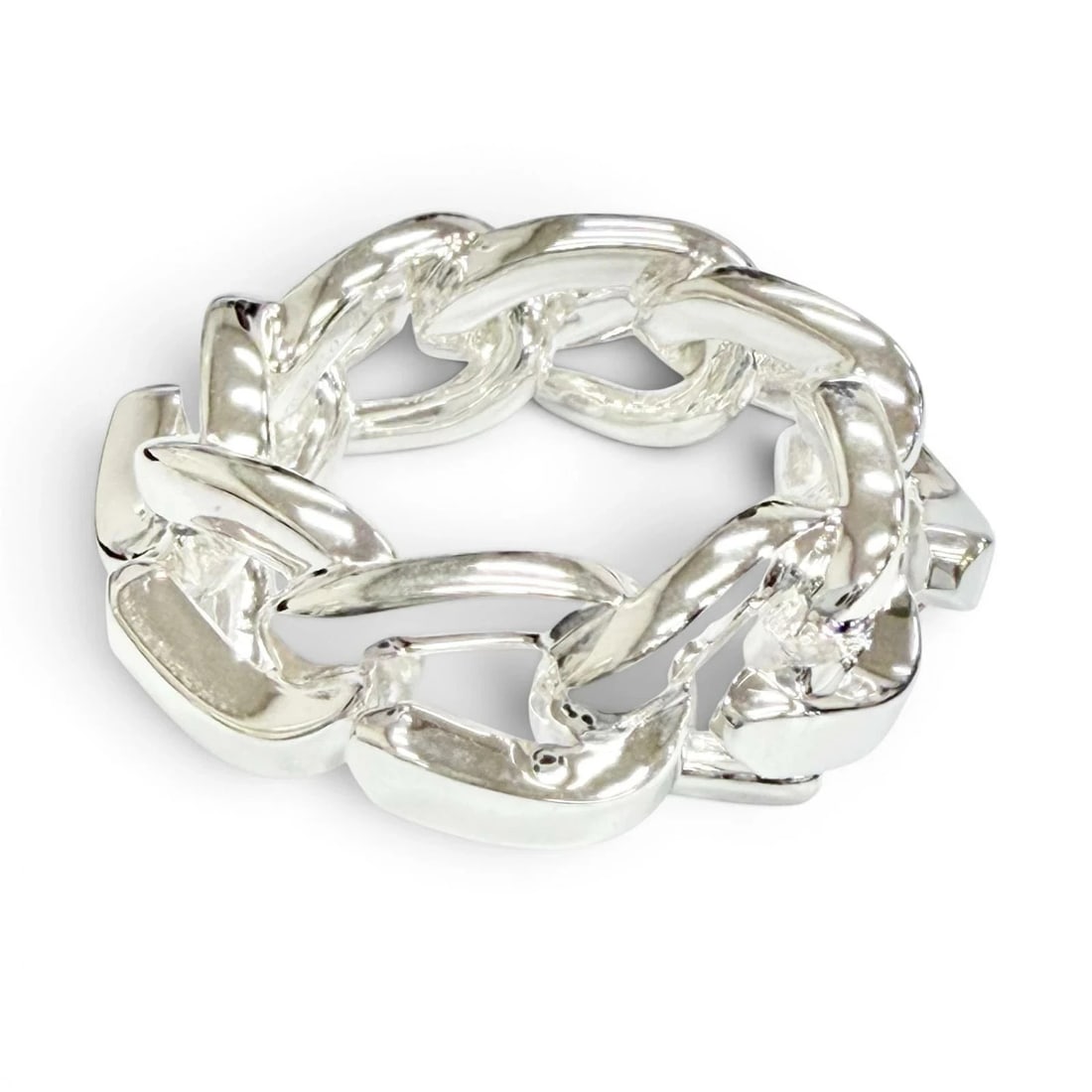 TIFFANY & CO. FORGE SILVER RING: Tiffany & Co. Forge Silver Ring Brand: Tiffany & Co. Type/Style: Ring Material: Pt 950, Color: Size: US 5.5 Accessories: None Accessories Notice: When purchasing pre-owned goods, please refer to the
