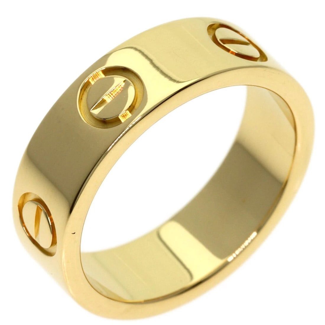 CARTIER LOVE RING K18 YELLOW GOLD: Cartier Love Ring K18 Yellow Gold Brand: Cartier Type/Style: Ring Material: 18K Yellow Gold, Color: YG Size: US 5 Accessories: None Accessories Notice: When purchasing pre-owned goods, ple
