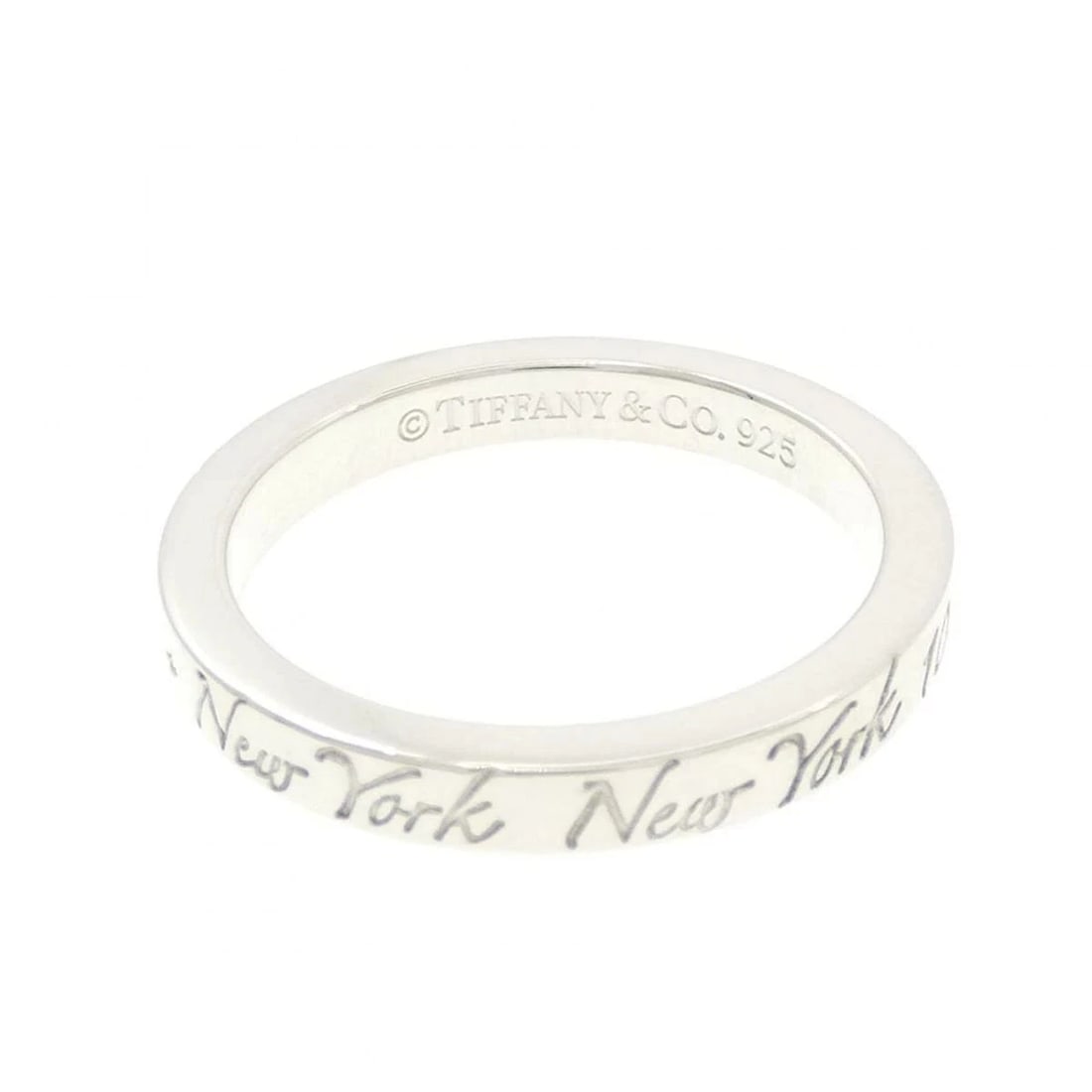 TIFFANY NOTES NARROW RING 925 SILVER - 3