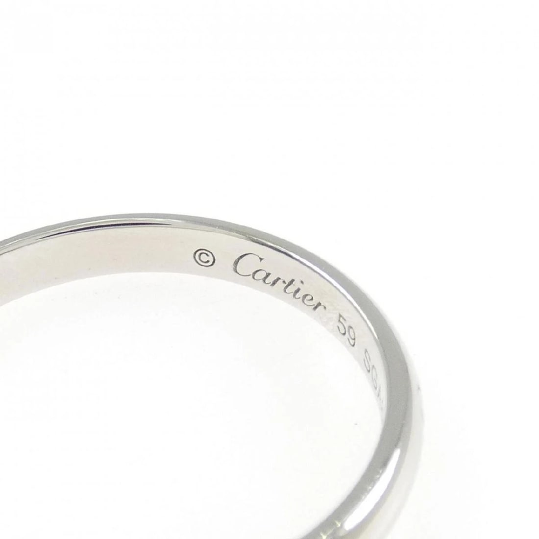 CARTIER C DE RING PLATINUM - 3