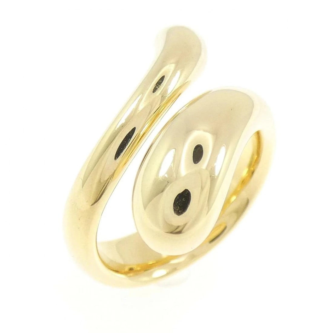 TIFFANY ELONGATED TEARDROP RING 750 YELLOW GOLD: Tiffany Elongated Teardrop Ring 750 Yellow Gold Brand: Tiffany & Co. Type/Style: Ring Material: 750 Yellow Gold, Color: YG Size: US 6.5 Accessories: None Accessories Notice: When purchasin