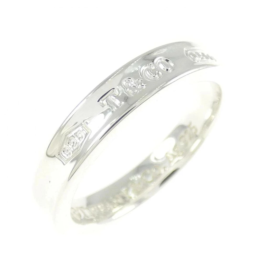 TIFFANY NARROW RING 925 SILVER: Tiffany Narrow Ring 925 Silver Brand: Tiffany & Co. Type/Style: Ring Material: 925 Silver, Color: Silver Size: US 8 Accessories: None Accessories Notice: When purchasing pre-owned goods, p