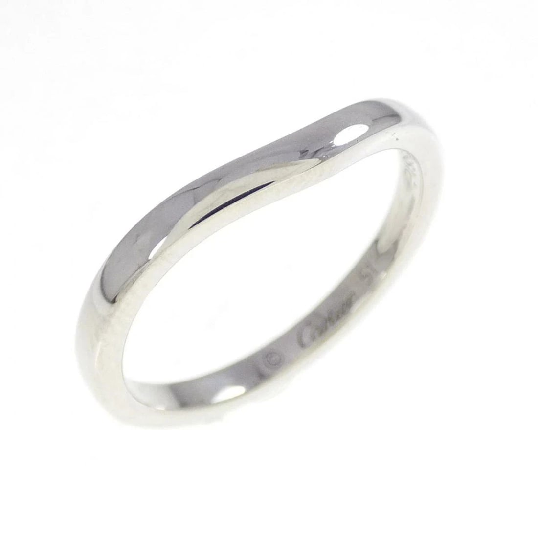 CARTIER BALLERINA RING PLATINUM 950 THIN BAND: Cartier Ballerina Ring Platinum 950 Thin Band Brand: Cartier Type/Style: Ring Material: Platinum 950, Color: Size: US 6 Accessories: None Accessories Notice: When purchasing pre-owned good