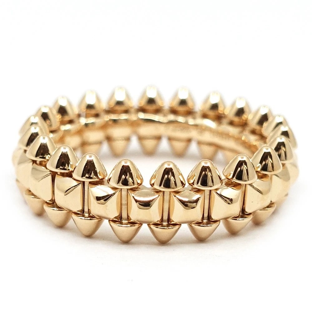 CARTIER CRUSH DE SM RING 18K PINK GOLD: Cartier Crush de SM Ring 18K Pink Gold Brand: Cartier Type/Style: Ring Material: 18K Pink Gold, Color: PG Size: US 6.5 Accessories: None Accessories Notice: When purchasing pre-owned goods
