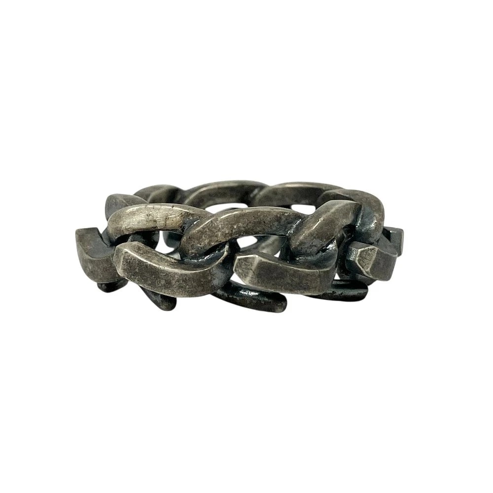 TIFFANY & CO. OXIDIZED FORGE SILVER RING SV925: Tiffany & Co. Oxidized Forge Silver Ring SV925 Brand: Tiffany & Co. Type/Style: Ring Material: Sterling Silver (SV925), Color: SV Size: US 6.5 Accessories: None Accessories Notice: When pu