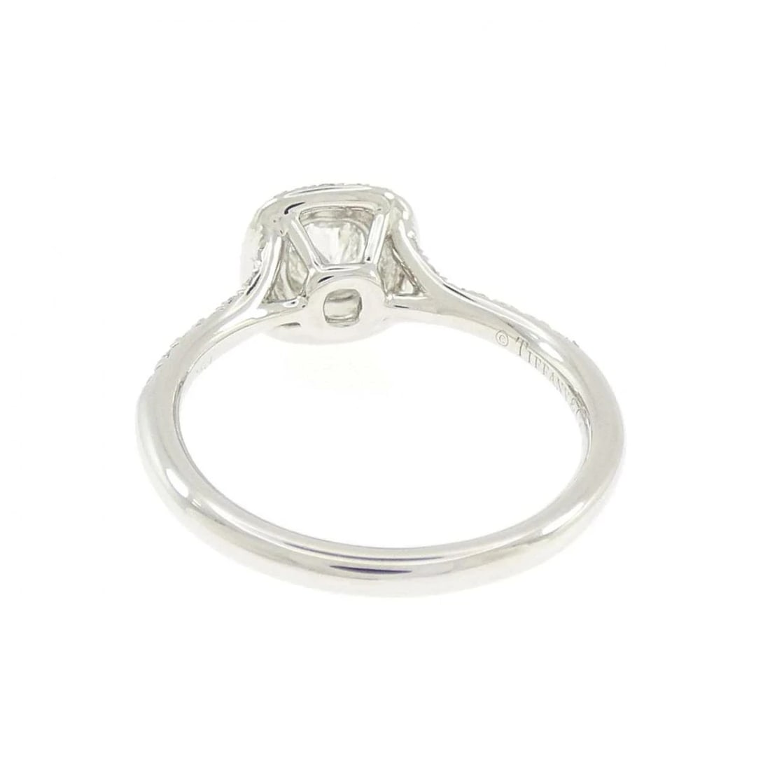 TIFFANY SOLESTE PLATINUM RING - 3