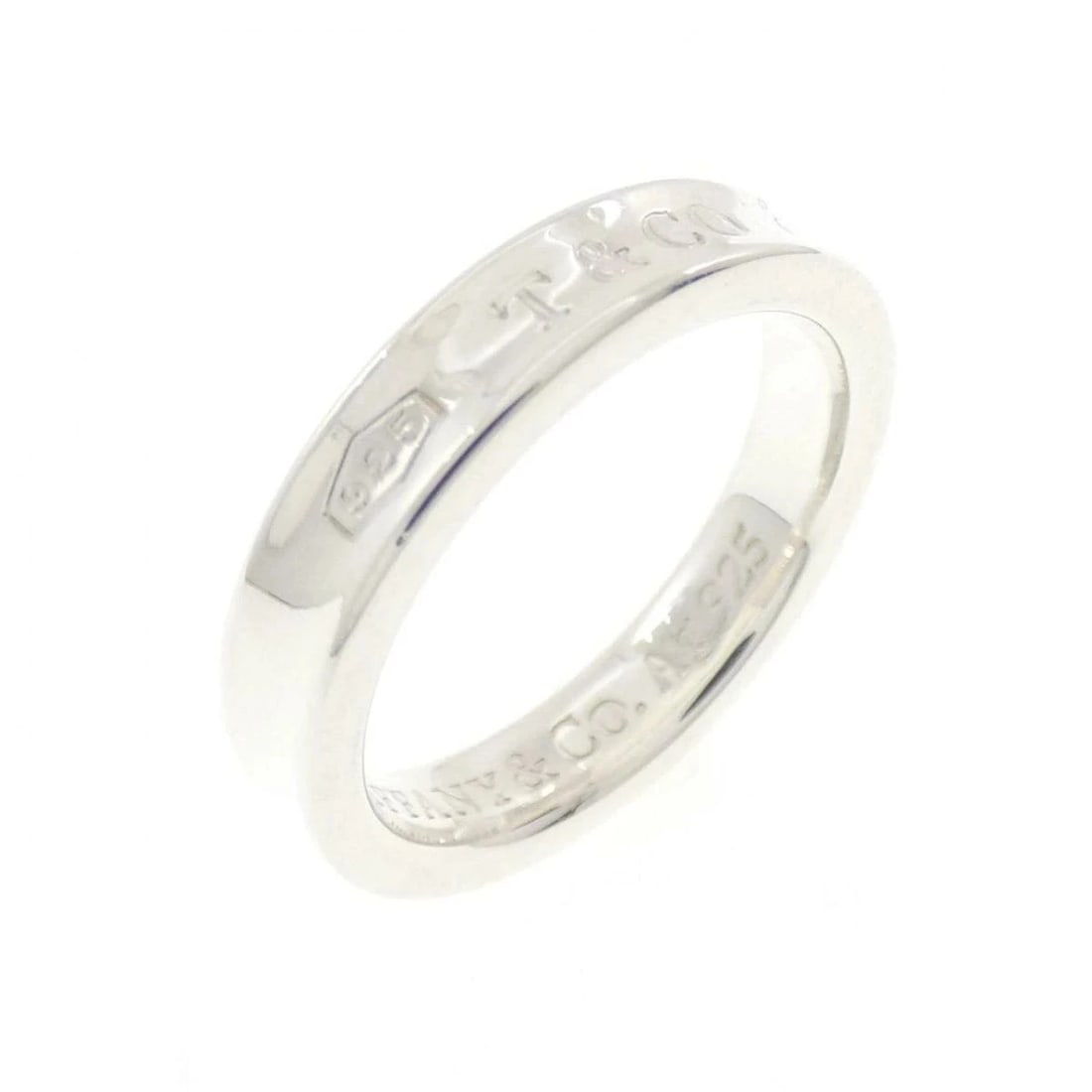 TIFFANY NARROW RING 925 SILVER: Tiffany Narrow Ring 925 Silver Brand: Tiffany & Co. Type/Style: Ring Material: 925 Silver, Color: Silver Size: US 5.5 Accessories: None Accessories Notice: When purchasing pre-owned goods, please