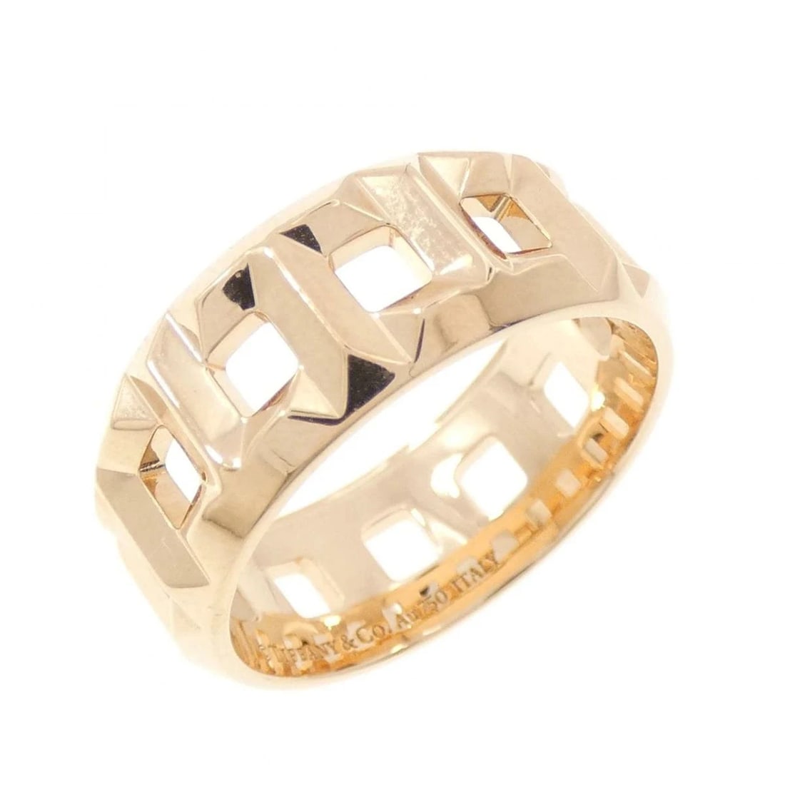 TIFFANY T TRUE RING 750 PINK GOLD (1 of 3)