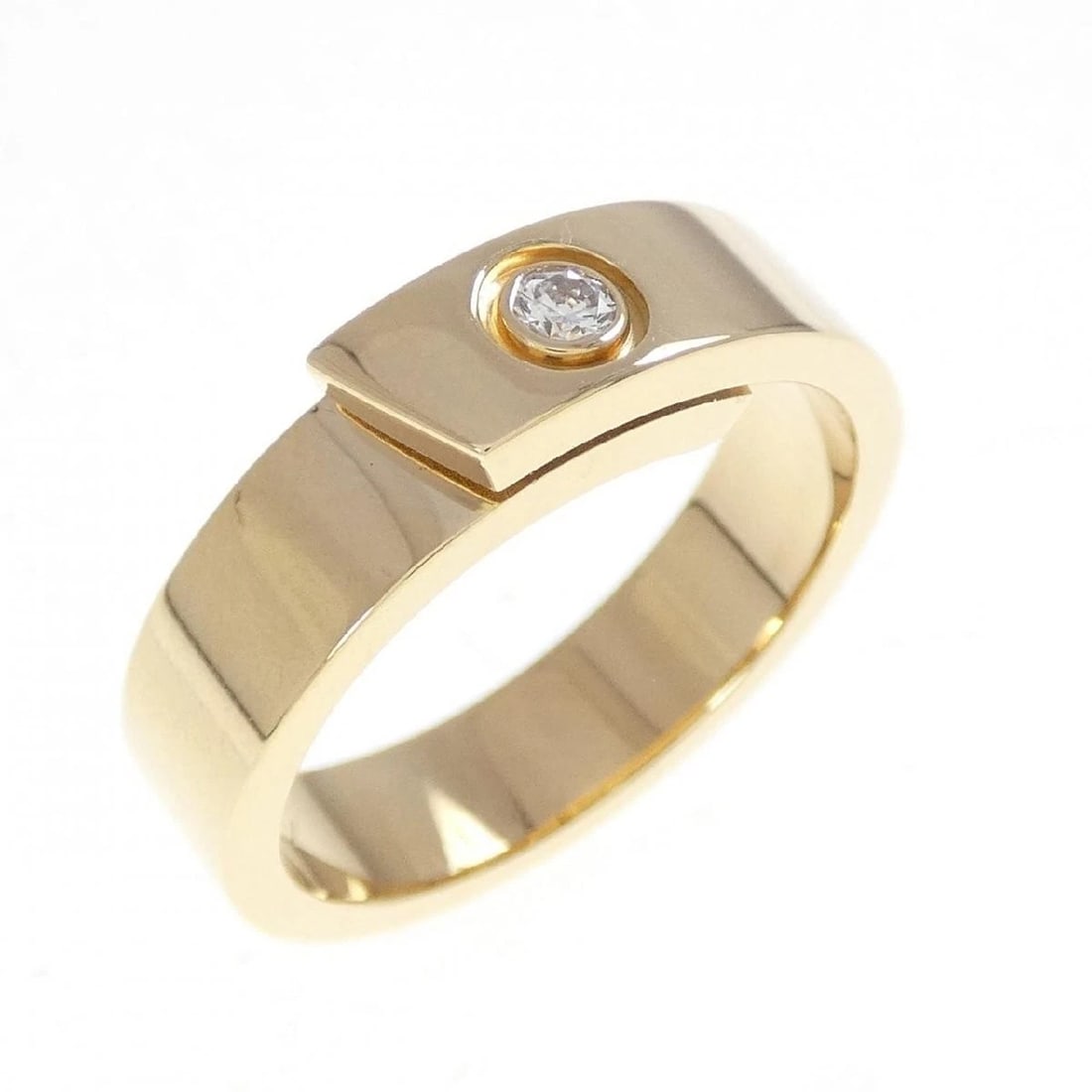 CARTIER ANNIVERSARY RING 18K YELLOW GOLD DIAMOND BAND (1 of 3)