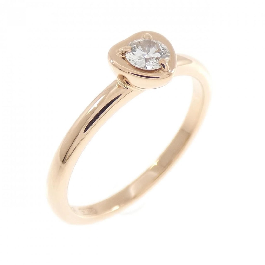 CARTIER DIAMANT LEGENDE RING: Cartier Diamant Legende Ring Brand: CARTIER Type/Style: Cartier Ring Material: 750 Pink Gold, Main Stone Natural Color: PINK GOLD Size: US5 Accessories: None Accessories Notice: When purchasing