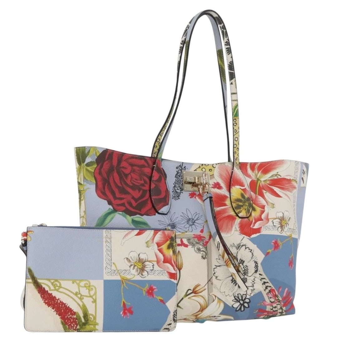 SALVATORE FERRAGAMO GANCINI TOTE BAG LEATHER: Salvatore Ferragamo Gancini Tote Bag Leather Brand: Salvatore Ferragamo Type/Style: Tote Bag Material: leather Color: Multicolor/Gold Size: W11.8 x H8.7 x D5.9inch Accessories: None Access
