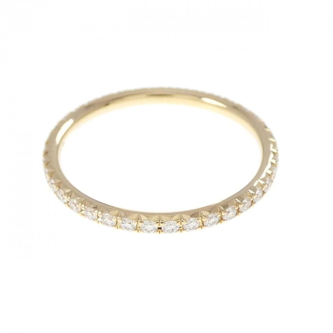 TIFFANY&CO. METRO RING: TIFFANY&Co. Metro Ring Brand: TIFFANY&Co. Type/Style: TIFFANY & Co. Ring Material: 750 yellow gold, Main Stone Natural Color: Yellow Gold Size: US4 Accessories: None Accessories Notice: Wh