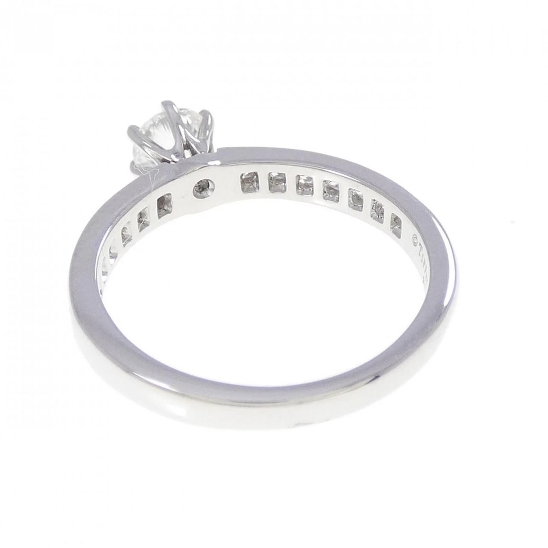 TIFFANY&CO. SOLITAIRE CHANNEL SETTING RING - 2