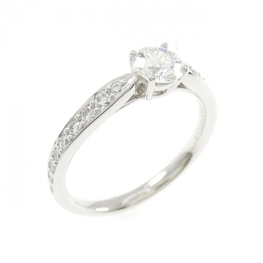 TIFFANY&CO. HARMONY RING: TIFFANY&Co. Harmony Ring Brand: TIFFANY&Co. Type/Style: TIFFANY & Co. Ring Material: Platinum950, Main Stone Natural Color: SILVER Size: US4 Accessories: None Accessories Notice: When purc