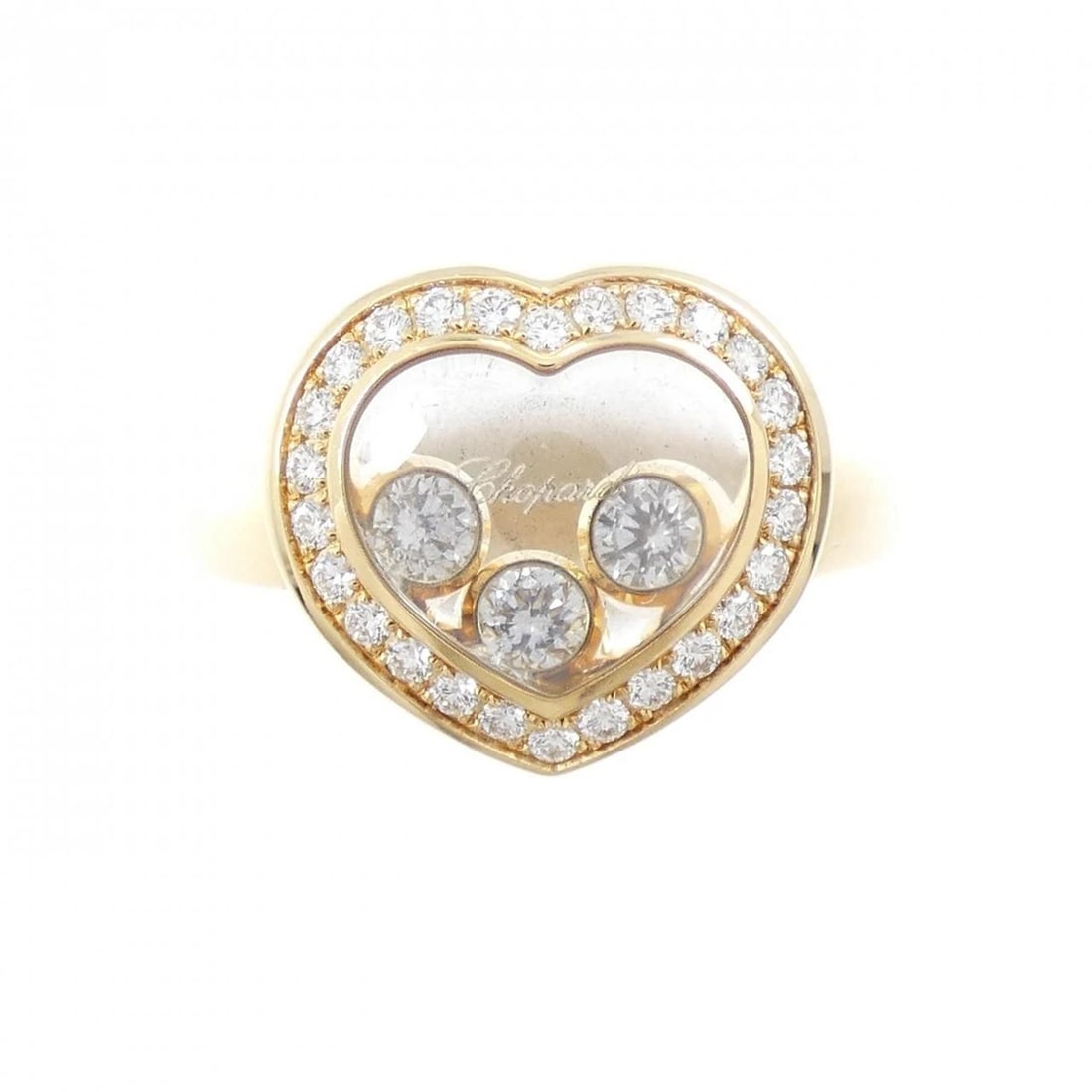 CHOPARD HEART DIAMOND RING - 2