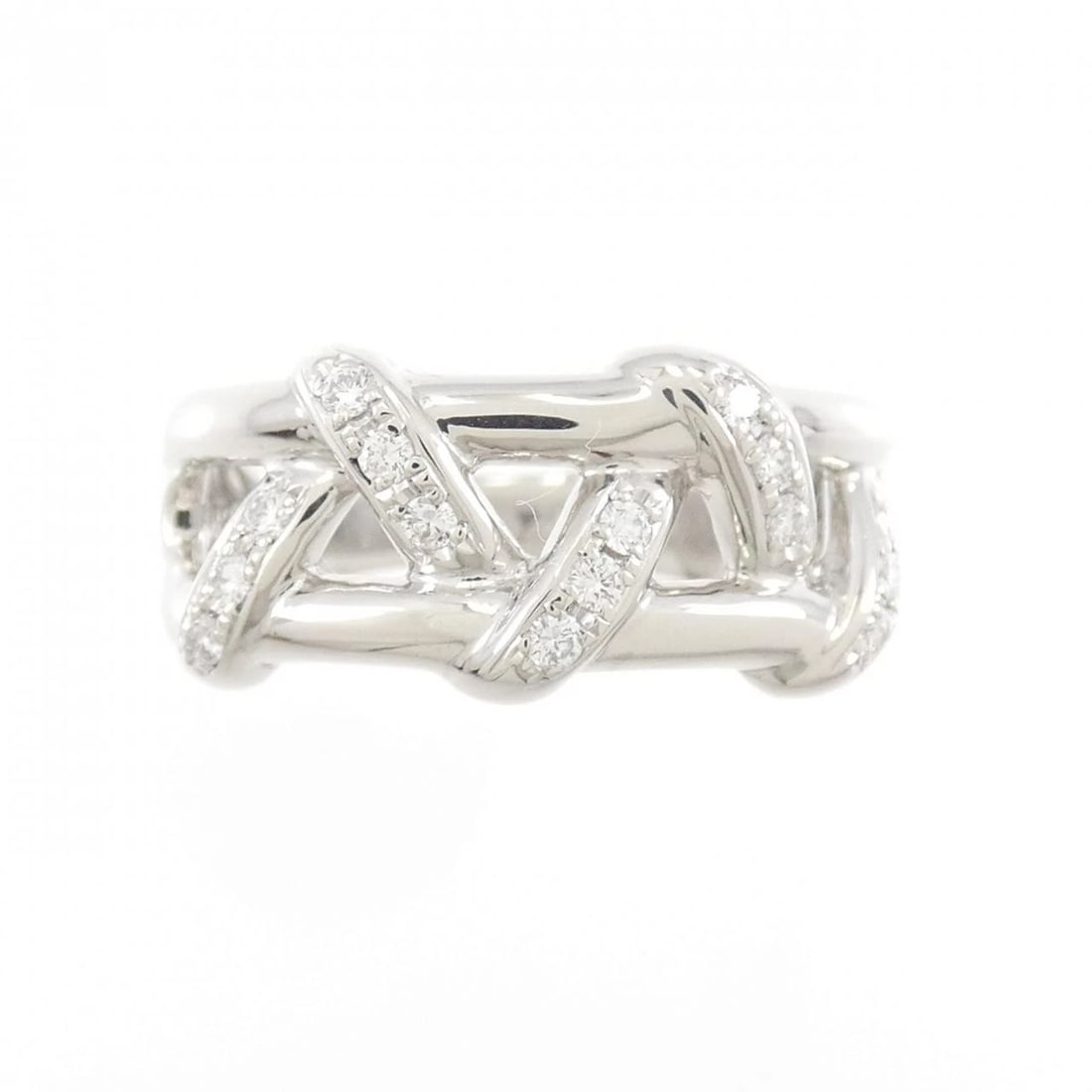 TASAKI DIAMOND RING: Tasaki Diamond Ring Brand: TASAKI Type/Style: Tasaki Ring Material: Platinum900, Main Stone Natural Color: SILVER Size: US5 3/4 Accessories: None Accessories Notice: When purchasing pre-owned goods,