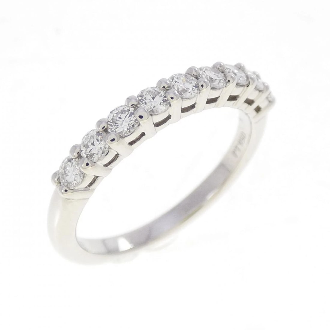 TIFFANY & CO. BAND RING: TIFFANY & Co. Band Ring Brand: TIFFANY&Co. Type/Style: TIFFANY & Co. Ring Material: Platinum950, Main Stone Natural Color: SILVER Size: US3 1/2 Accessories: None Accessories Notice: When purchasing